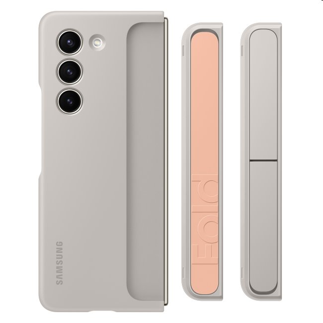 Standing Cover tok hurokkal és állvánnyal Samsung Galaxy Z Fold5 számára, sand Standing Cover tok hurokkal és állvánnyal Samsung Galaxy Z Fold5 számára, sand