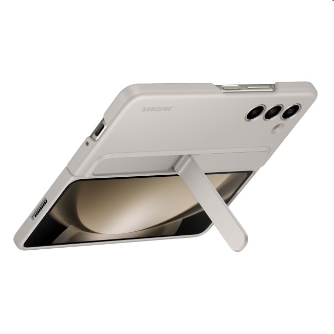 Standing Cover tok hurokkal és állvánnyal Samsung Galaxy Z Fold5 számára, sand Standing Cover tok hurokkal és állvánnyal Samsung Galaxy Z Fold5 számára, sand