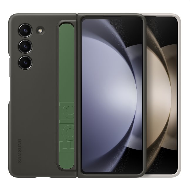 Standing Cover tok hurokkal és állvánnyal Samsung Galaxy Z Fold5 számára, sand Standing Cover tok hurokkal és állvánnyal Samsung Galaxy Z Fold5 számára, sand