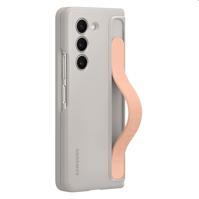 Standing Cover tok hurokkal és állvánnyal Samsung Galaxy Z Fold5 számára, sand Standing Cover tok hurokkal és állvánnyal Samsung Galaxy Z Fold5 számára, sand