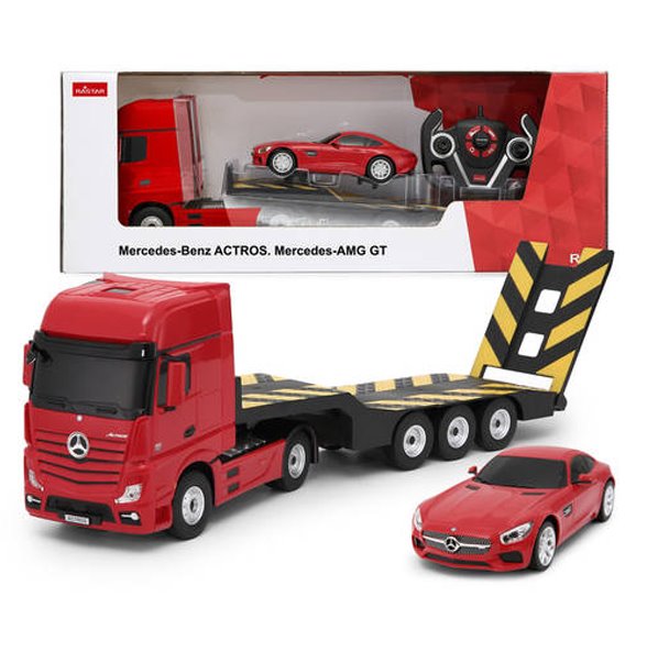 R/C autó Mercedes-Benz Actros + AMG GT (1:24)