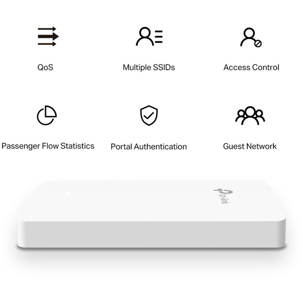 tp-link EAP235-Wall, AC1200 Wall-Plate Dual-Band Wi-Fi Access PointPORT: Uplink: 1× Gigabit RJ45 Port Downlink: 3× Giga