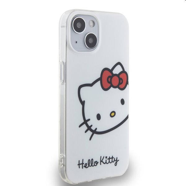 Hello Kitty IML Head Logo hátlapi tok Apple iPhone 13 számára, fehér