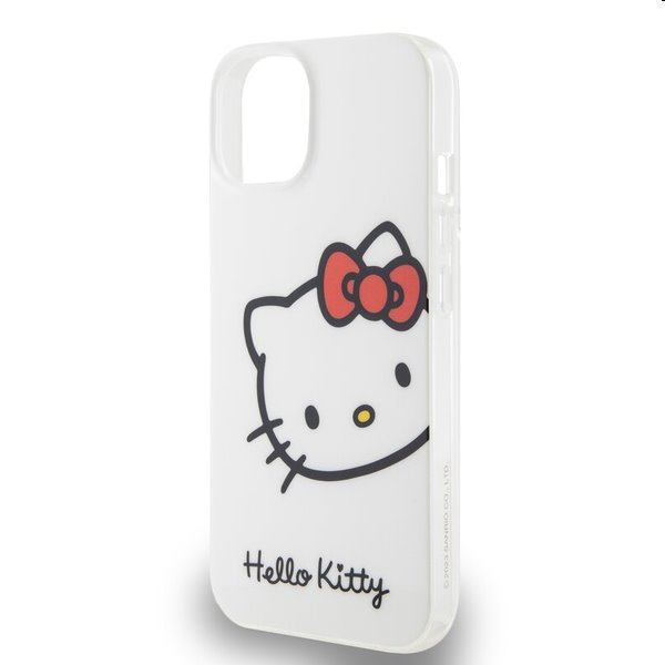 Hello Kitty IML Head Logo hátlapi tok Apple iPhone 13 számára, fehér
