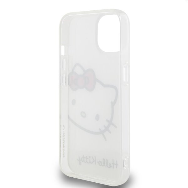 Hello Kitty IML Head Logo hátlapi tok Apple iPhone 13 számára, fehér