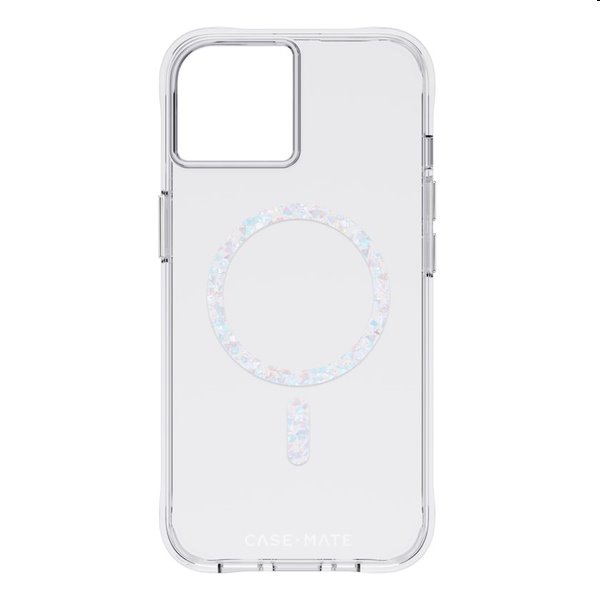 Case Mate Twinkle Diamond MagSafe Apple iPhone 14 számára, áttetsző