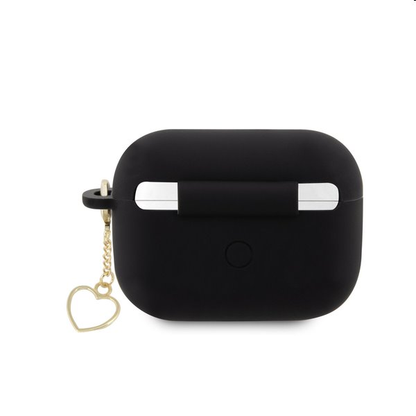 GUESS Heart szilikontok Apple AirPods Pro 2 számára, fekete GUESS Heart szilikontok Apple AirPods Pro 2 számára, fekete