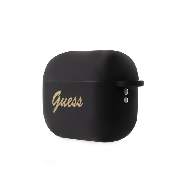 GUESS Heart szilikontok Apple AirPods Pro 2 számára, fekete GUESS Heart szilikontok Apple AirPods Pro 2 számára, fekete