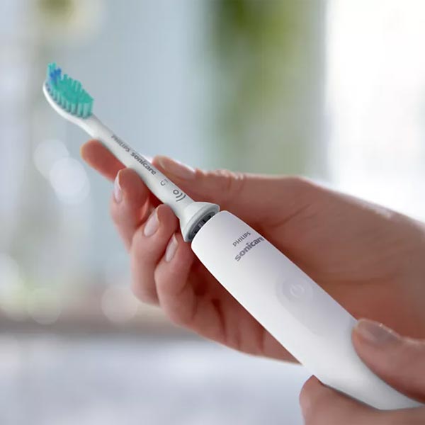 Philips Sonicare 3100 Series 1+1 HX3675/13, elektromos szonikus fogkefe, fekete