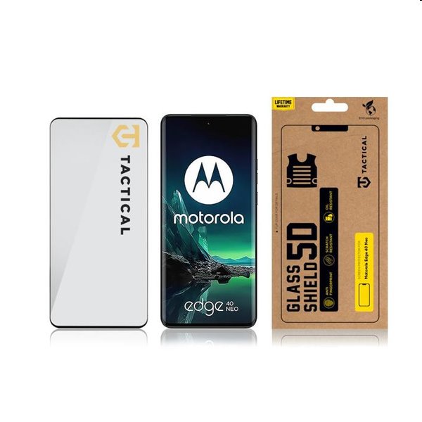 Tactical Shield 5D védőüveg Motorola Edge 40 Neo számára