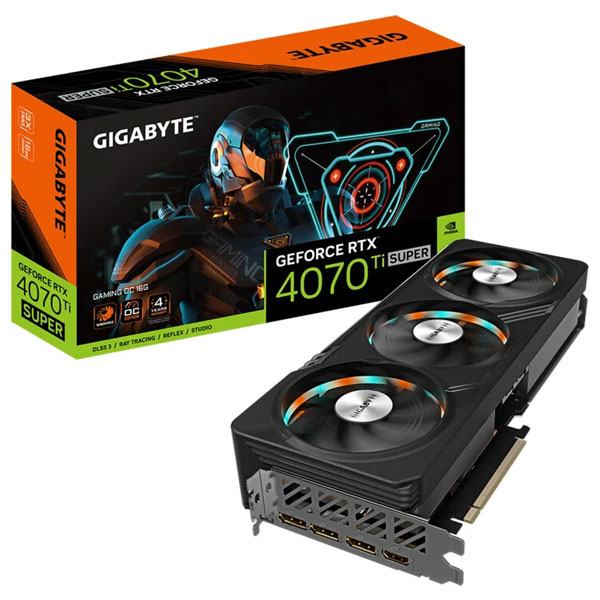 Gigabyte GeForce RTX 4070 Ti SUPER GAMING OC 16G Gigabyte GeForce RTX 4070 Ti SUPER GAMING OC 16G