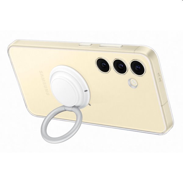 Clear Gadget tok Samsung Galaxy S24 számára, átlátszó (levehető fogantyúval) Clear Gadget tok Samsung Galaxy S24 számára, átlátszó (levehető fogantyúval)