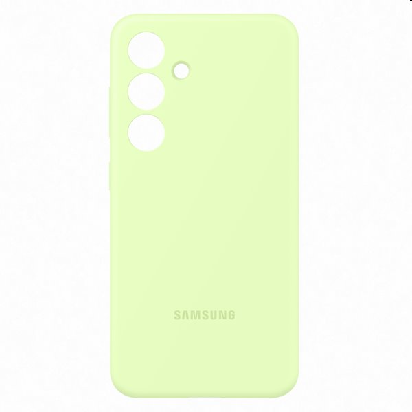 Silicone Cover tok Samsung Galaxy S24 számára, light zöld Silicone Cover tok Samsung Galaxy S24 számára, light zöld