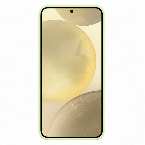 Silicone Cover tok Samsung Galaxy S24 számára, light zöld Silicone Cover tok Samsung Galaxy S24 számára, light zöld