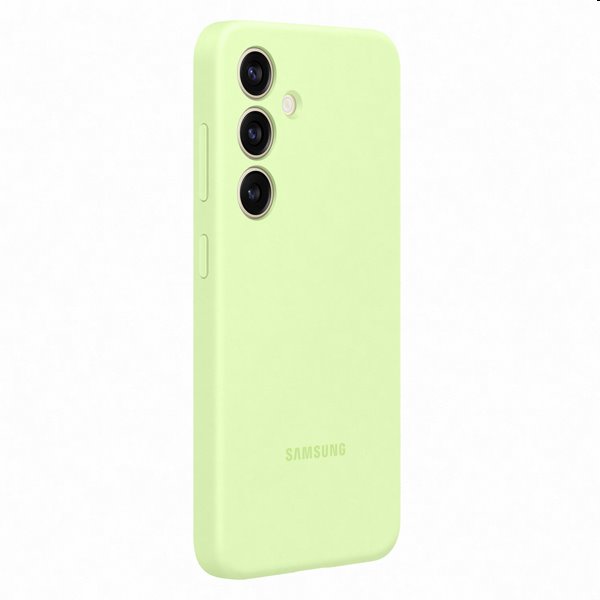 Silicone Cover tok Samsung Galaxy S24 számára, light zöld Silicone Cover tok Samsung Galaxy S24 számára, light zöld