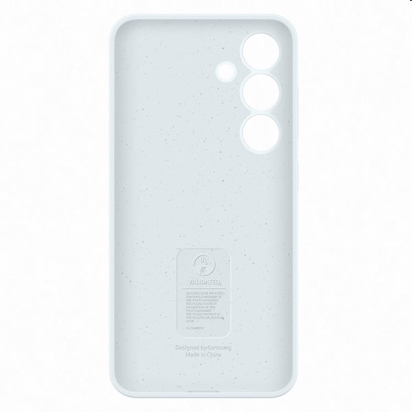 Silicone Cover tok Samsung Galaxy S24 számára, fehér