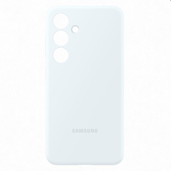 Silicone Cover tok Samsung Galaxy S24 számára, fehér