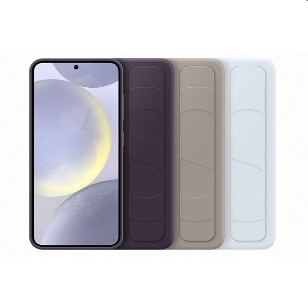 Silicone Grip Cover tok Samsung Galaxy S24 számára, dark violet Silicone Grip Cover tok Samsung Galaxy S24 számára, dark violet