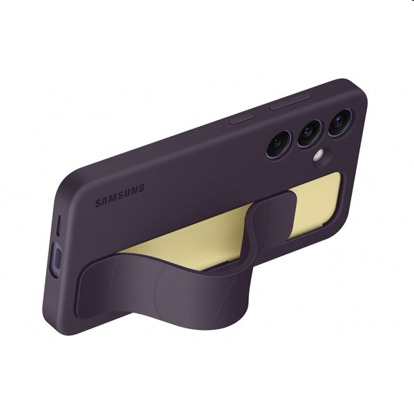 Silicone Grip Cover tok Samsung Galaxy S24 számára, dark violet Silicone Grip Cover tok Samsung Galaxy S24 számára, dark violet