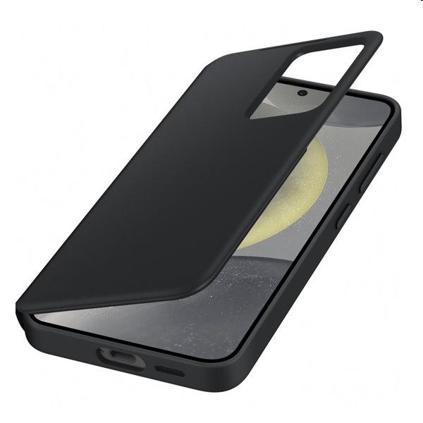 Smart View Wallet tok Samsung Galaxy S24 számára, fekete Smart View Wallet tok Samsung Galaxy S24 számára, fekete