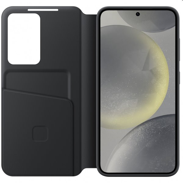 Smart View Wallet tok Samsung Galaxy S24 számára, fekete Smart View Wallet tok Samsung Galaxy S24 számára, fekete