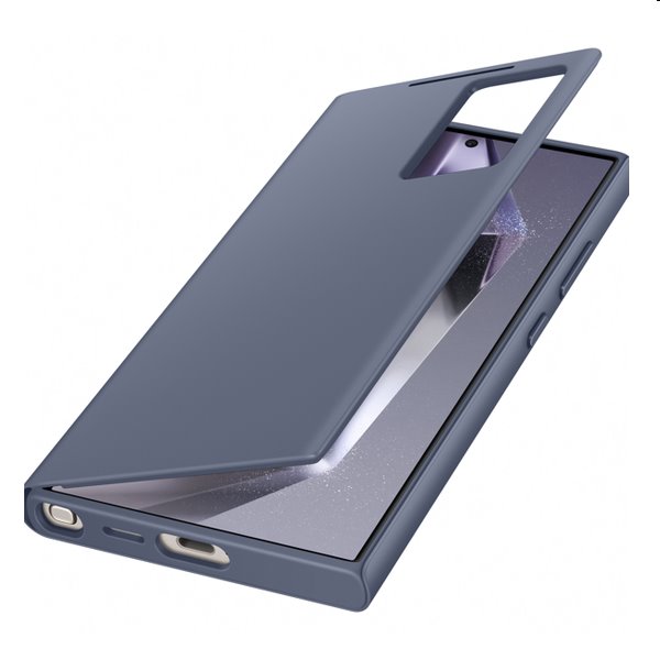 Smart View Wallet tok Samsung Galaxy S24 Ultra számára, violet Smart View Wallet tok Samsung Galaxy S24 Ultra számára, violet