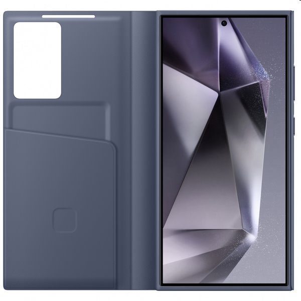 Smart View Wallet tok Samsung Galaxy S24 Ultra számára, violet Smart View Wallet tok Samsung Galaxy S24 Ultra számára, violet
