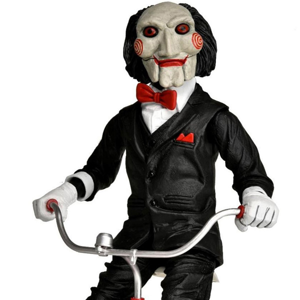 Saw – 12” Action Figura – With Sound Riding Tricycle