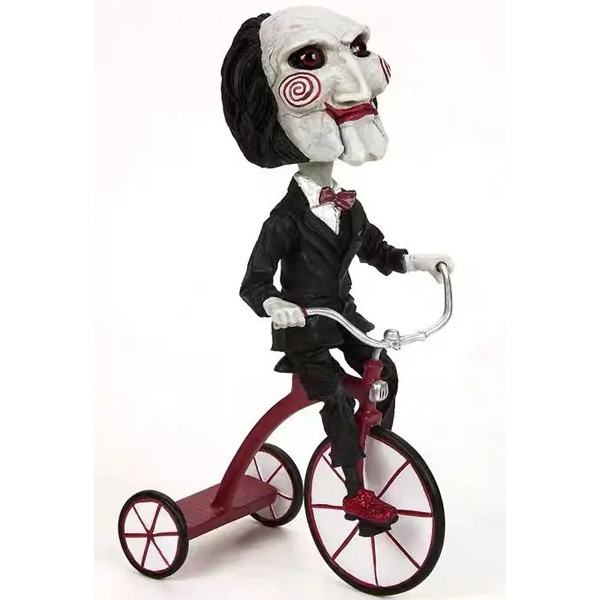 Saw – 12” Action Figura – With Sound Riding Tricycle