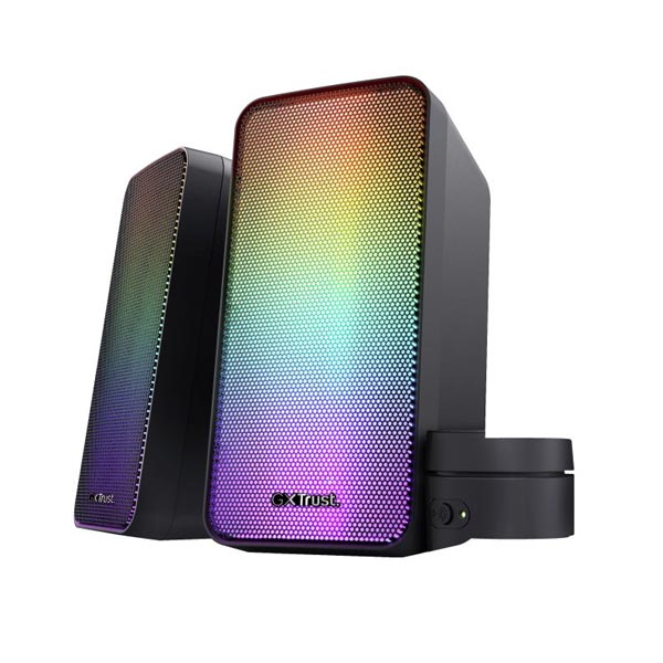 TRUST GXT 611 Wezz Illuminated Speaker Set, RGB, Fekete