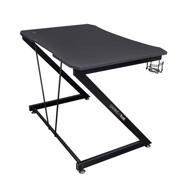 TRUST GXT 711X Dominus Gaming Desk, Fekete