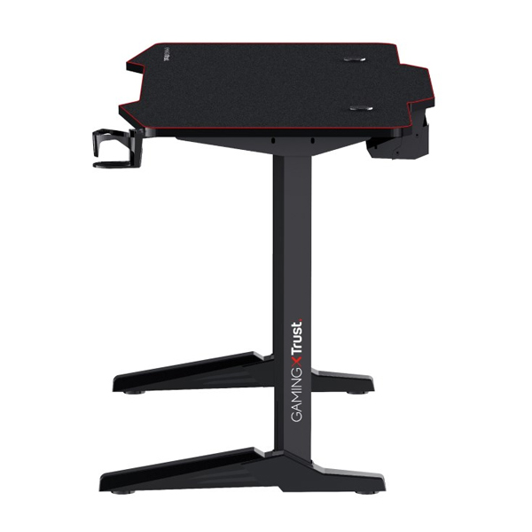 TRUST GXT1175 Imperius XL Gaming Desk, Fekete