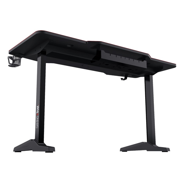 TRUST GXT1175 Imperius XL Gaming Desk, Fekete