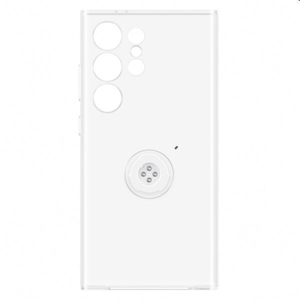 Clear Gadget tok Samsung Galaxy S24 Ultra számára, átlátszó (levehető fogantyúval)