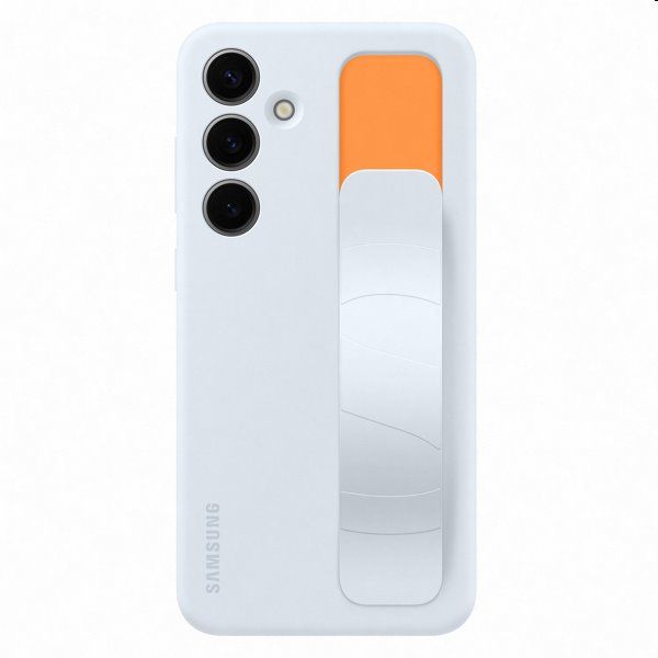 Silicone Grip Cover tok Samsung Galaxy S24 Plus számára, light blue Silicone Grip Cover tok Samsung Galaxy S24 Plus számára, light blue