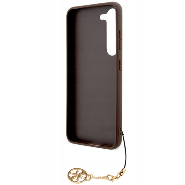Guess 4G Charms tok Samsung Galaxy S24 számára, barna