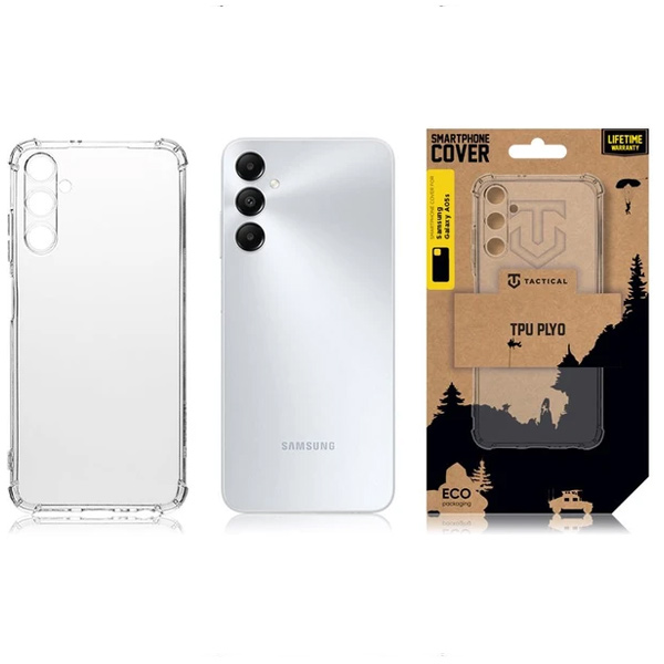 Tactical TPU Plyo tok Samsung Galaxy A05s számára, áttetsző Tactical TPU Plyo tok Samsung Galaxy A05s számára, áttetsző