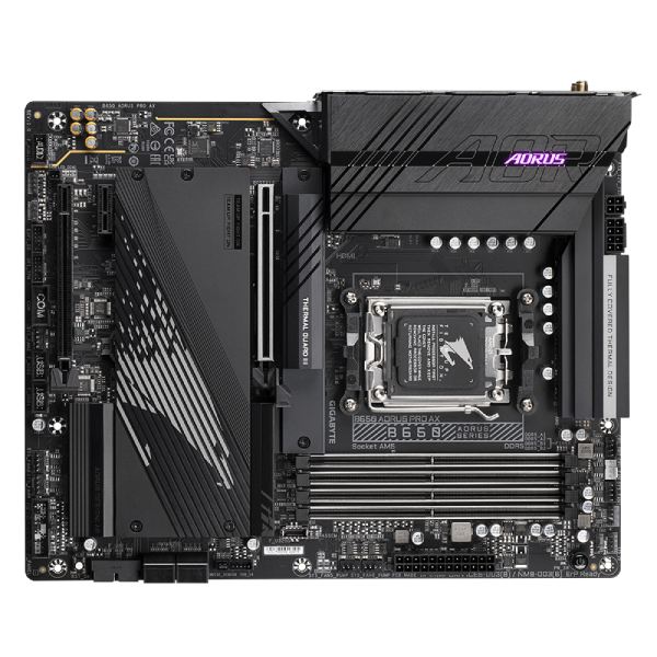 Gigabyte AORUS B650 PRO AX alaplap, AMD B650, AM5, 4xDDR5, ATX