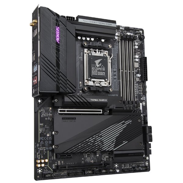 Gigabyte AORUS B650 PRO AX alaplap, AMD B650, AM5, 4xDDR5, ATX