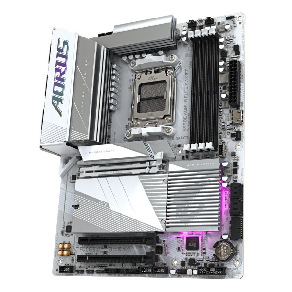 Gigabyte AORUS B650E ELITE X ICE alaplap, AMD B650, AM5, 4xDDR5, ATX