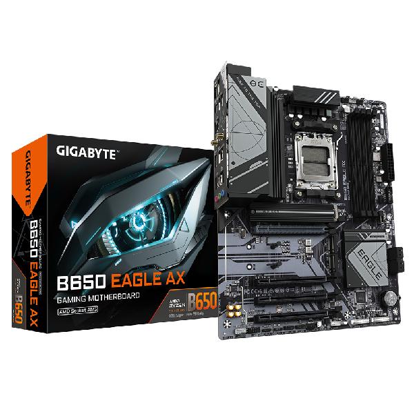 Gigabyte B650 EAGLE AX alaplap, AMD B650, AM5, 4xDDR5, ATX