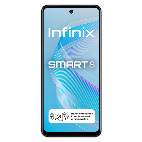 Infinix Smart 8 3/64GB, galaxy fehér