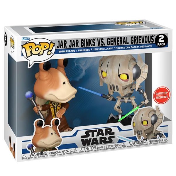 POP! Clone Wars: Jar Jar Binks VS General Grievous (Star Wars) Gamestop Kiadás