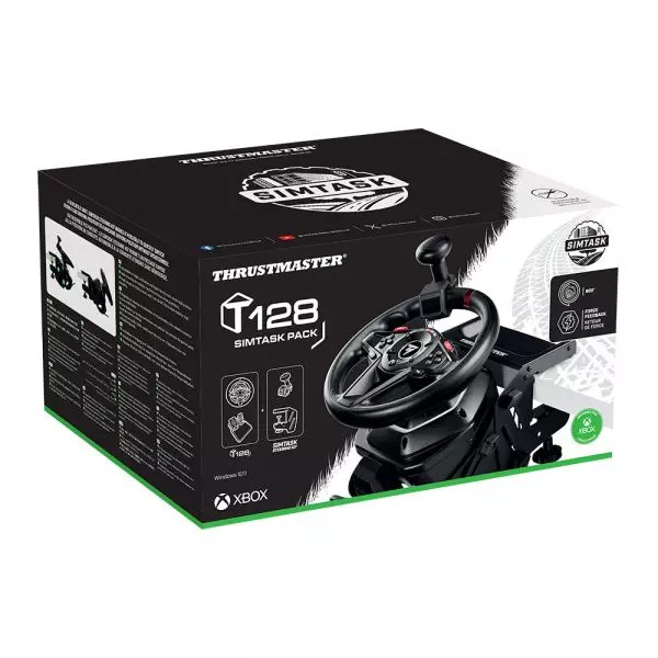 Thrustmaster T128 SimTask, kormány- és pedálkészlet Xbox/PC számára