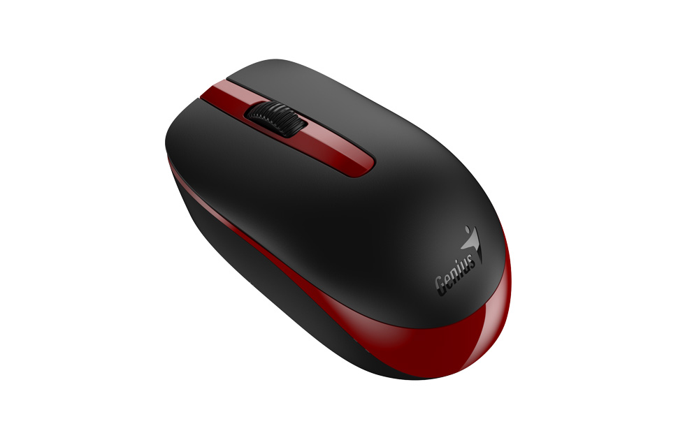 Vezeték nélküli egér Genius NX-7007 Blue-Track, fekete-piros