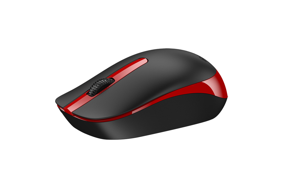 Vezeték nélküli egér Genius NX-7007 Blue-Track, fekete-piros
