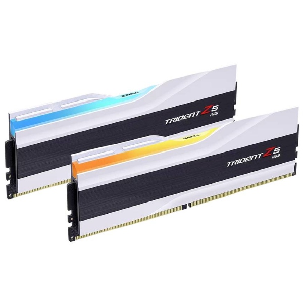 G.SKILL 32 GB Memóriakészlet DDR5 6000 CL32 Trident Z5 RGB, fehér