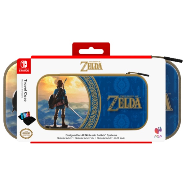 PDP hordtok Nintendo Switch, Zelda Hyrule Blue