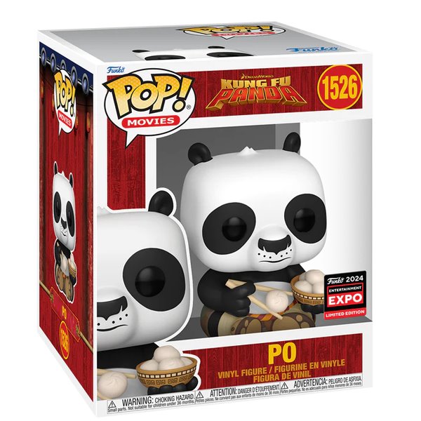 POP! Movies: PO (Kung Fu Panda) 2024 Limited Kiadás Entertainment Expo Shared Exclusive 15 cm