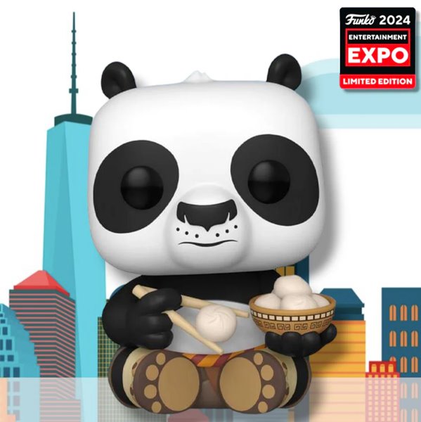 POP! Movies: PO (Kung Fu Panda) 2024 Limited Kiadás Entertainment Expo Shared Exclusive 15 cm